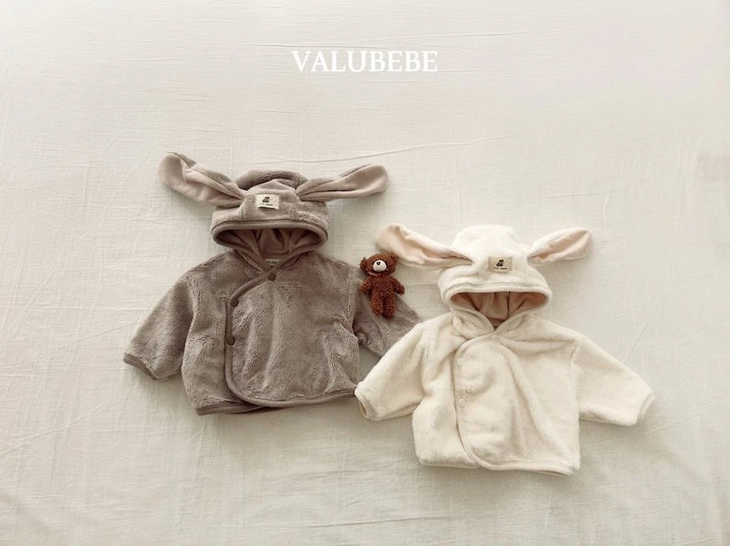 Rabbit Fleeced Jacket by Valu Bebe for Baby - view 8