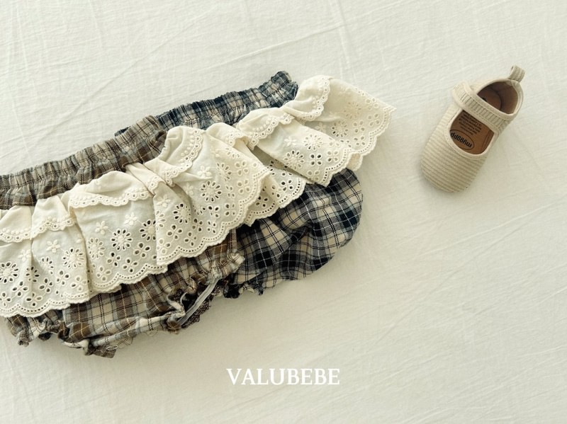 Check Lace Bloomer by Valu Bebe for Baby - view 11