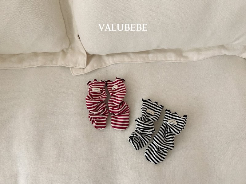 Mini Striped Doldol Socks by Valu Bebe for Baby - view 1