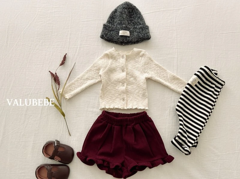 Striped Fleeced Leggings by Valu Bebe for Baby - view 10