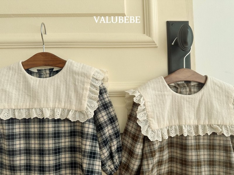 Check Cape Blouse by Valu Bebe for Baby - view 9