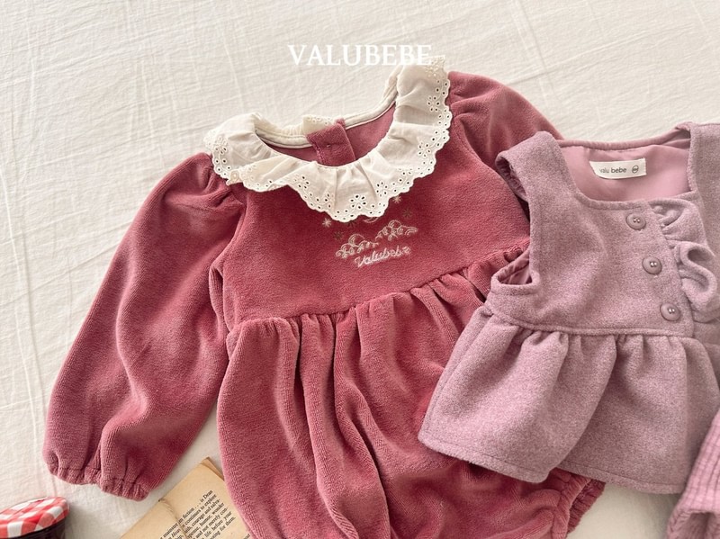 Embroidery Velour Suit by Valu Bebe for Baby - view 8