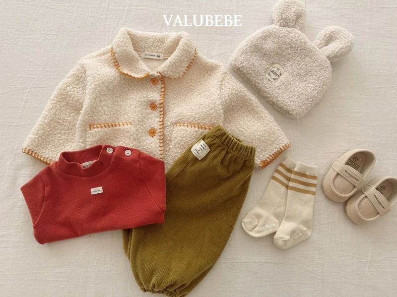 Solid Half Mock Neck Tee by Valu Bebe for Baby - view 12