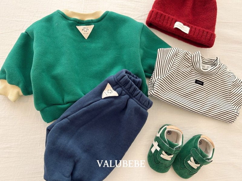 Rookies Striped Half Mock Neck Tee by Valu Bebe for Baby - view 5