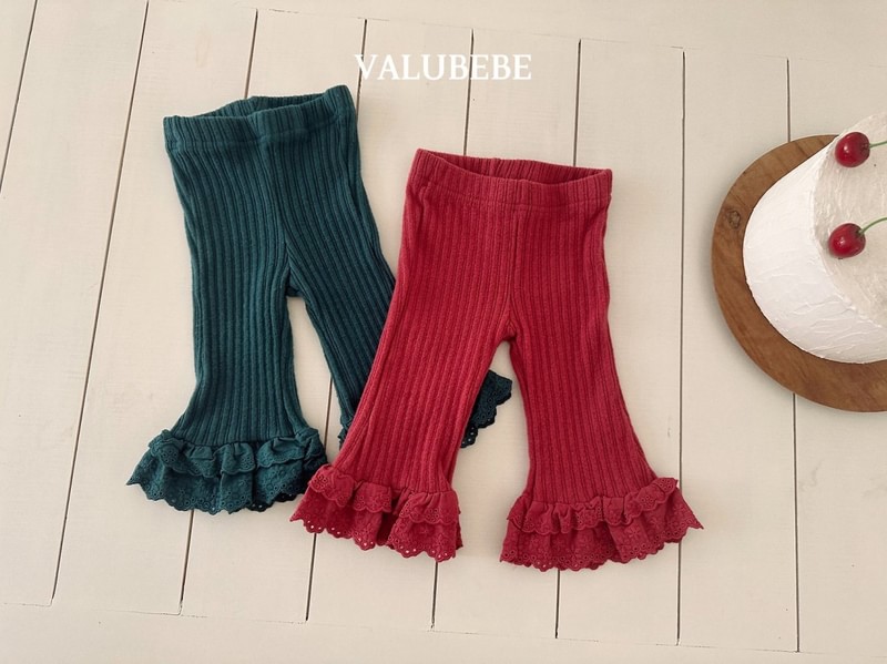 Frill Lace Bootcut Pants by Valu Bebe for Baby - view 4