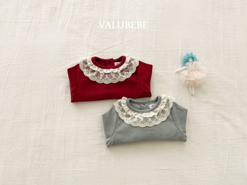 Lace Cancan Frill Tee by Valu Bebe for Baby - view 6