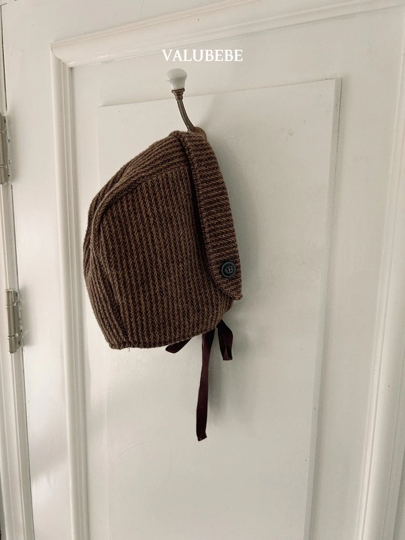 Herringbone Bonnet Hat by Valu Bebe for Baby - view 11