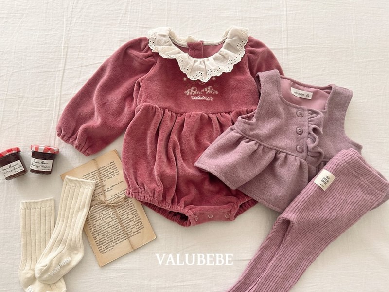 Embroidery Velour Suit by Valu Bebe for Baby - view 12