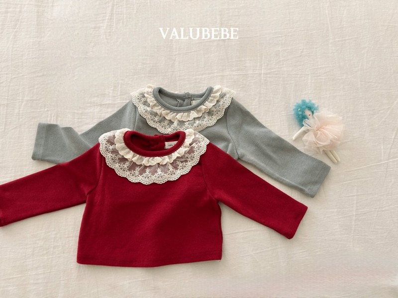 Lace Cancan Frill Tee by Valu Bebe for Baby - view 9