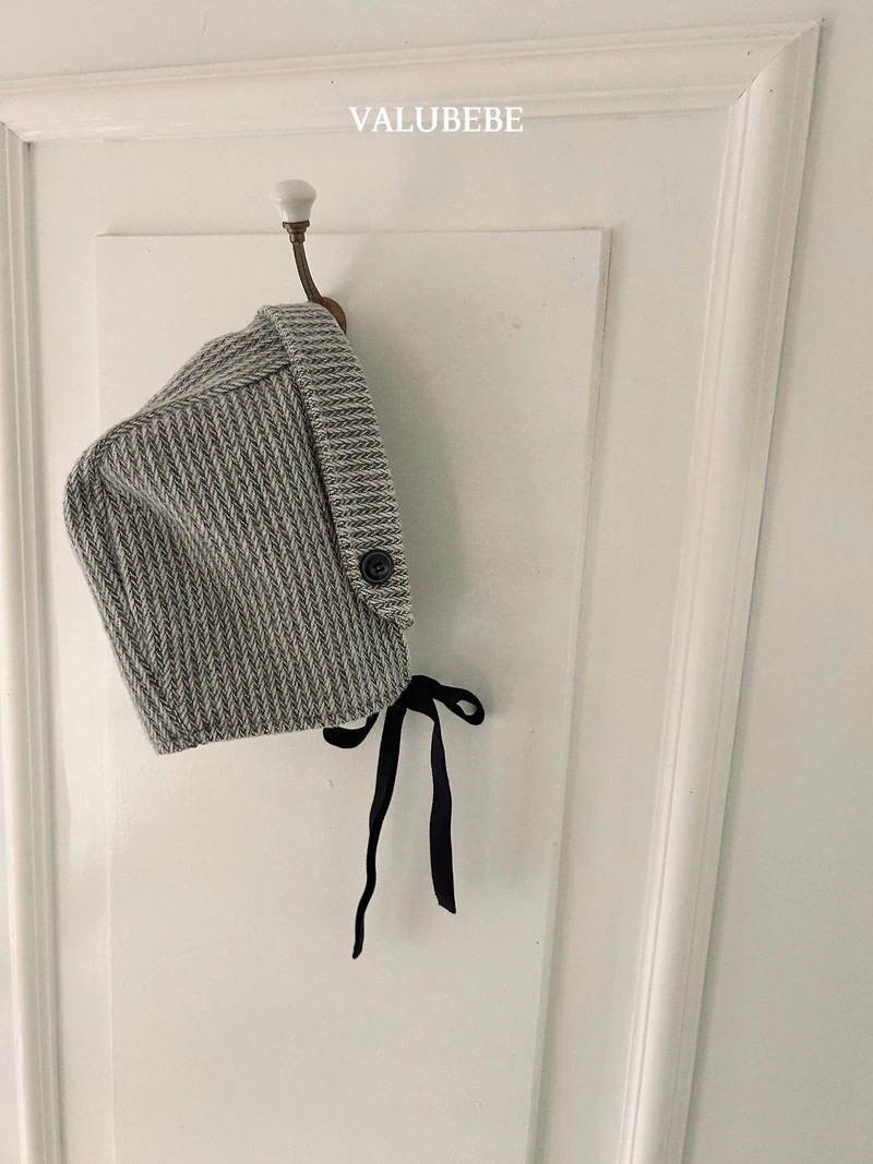 Herringbone Bonnet Hat by Valu Bebe for Baby - view 12