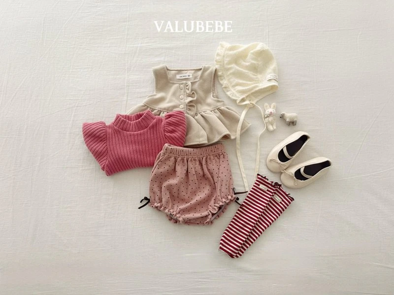 Heart Frill Bonnet Hat by Valu Bebe for Baby - view 6