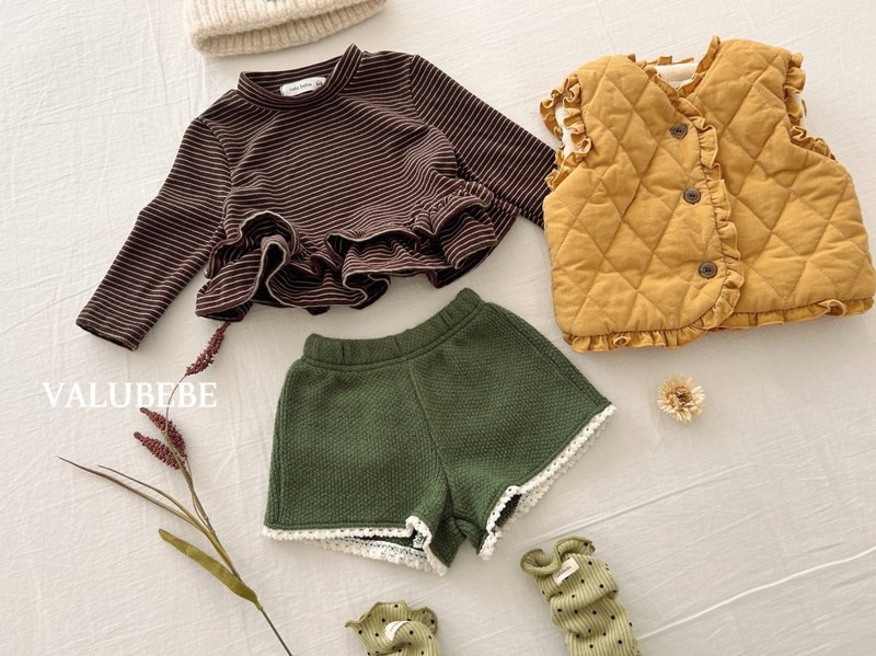 Frill Padded Vest by Valu Bebe for Baby - view 9
