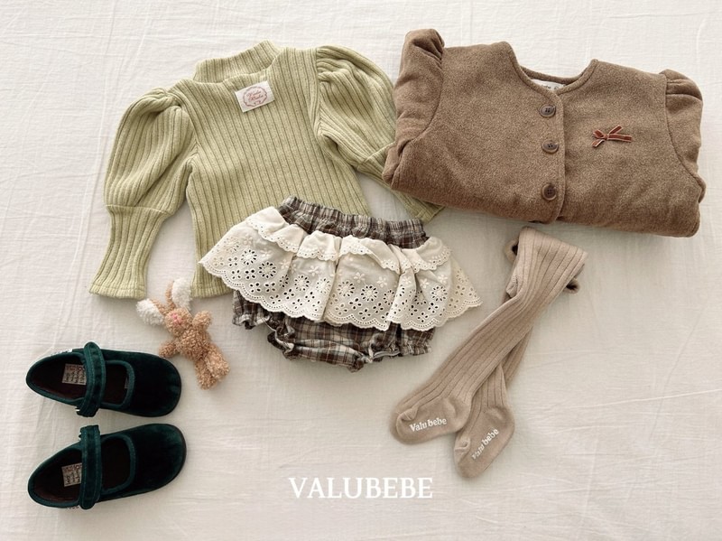 Check Lace Bloomer by Valu Bebe for Baby - view 5