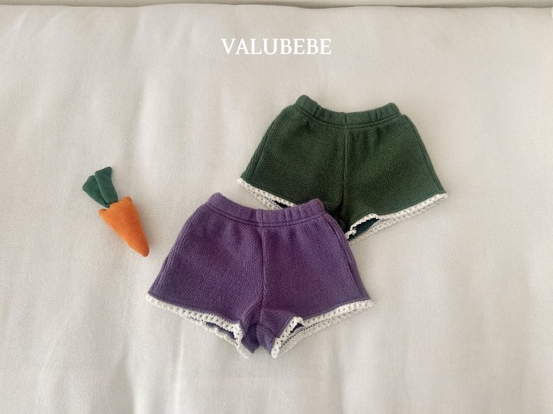 Knit Lace Shorts by Valu Bebe for Baby - view 1