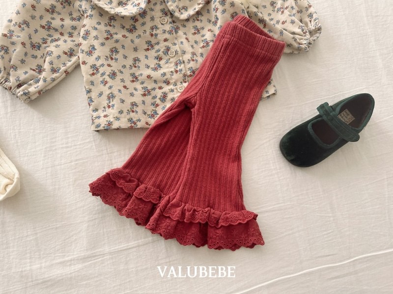 Frill Lace Bootcut Pants by Valu Bebe for Baby - view 10