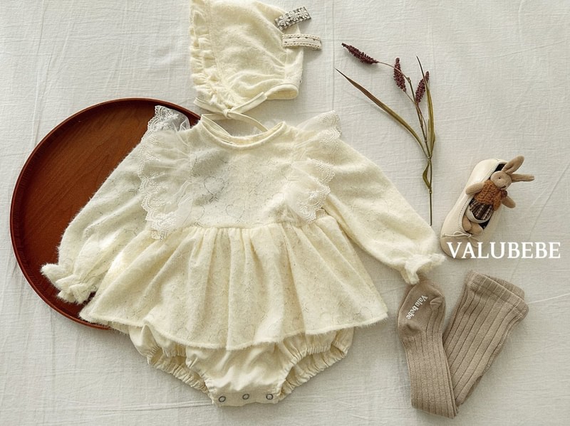 Bella Lace Skirt Suit by Valu Bebe for Baby - view 11