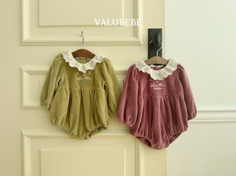 Embroidery Velour Suit by Valu Bebe for Baby - view 1