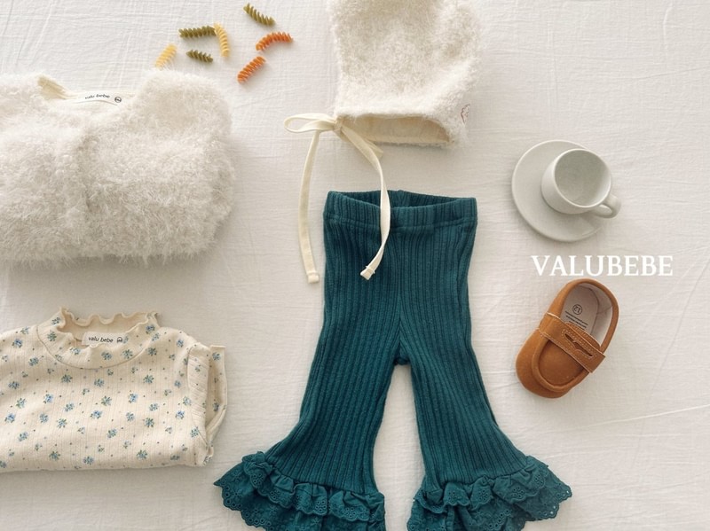 Frill Lace Bootcut Pants by Valu Bebe for Baby - view 12