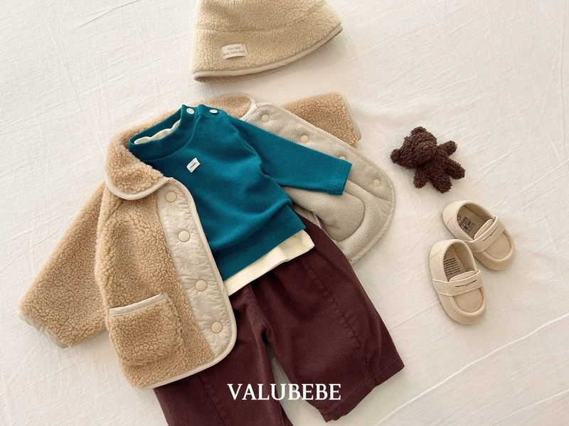 Solid Half Mock Neck Tee by Valu Bebe for Baby - view 6