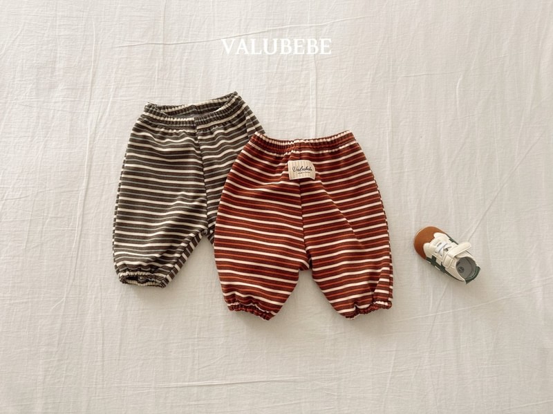 Striped Jogger Pants by Valu Bebe for Baby - view 7