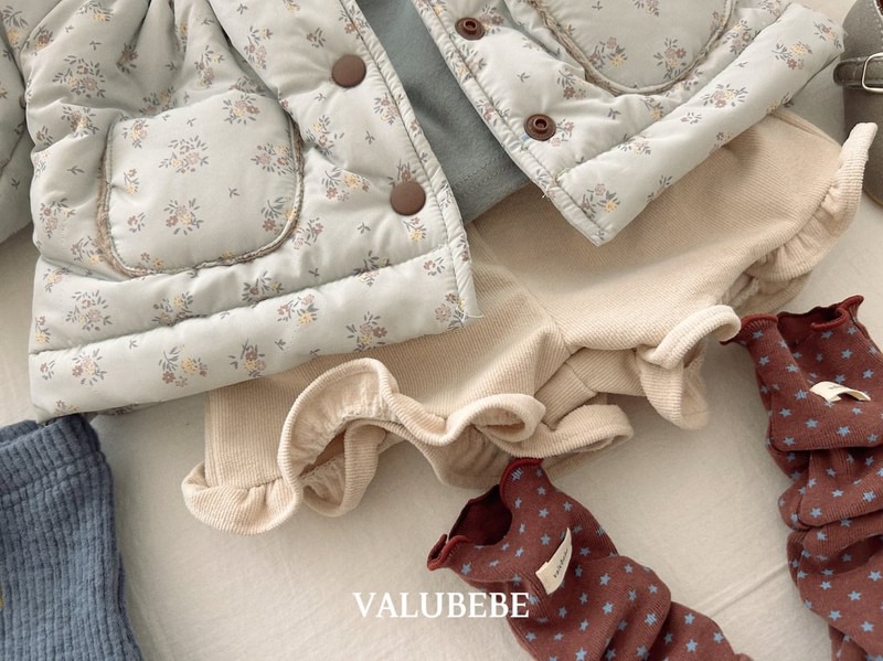 Corduroy Frill Half Pants by Valu Bebe for Baby - view 10