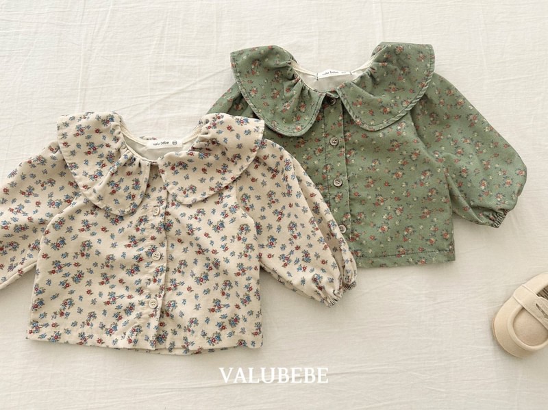 Garnet Flower Blouse by Valu Bebe for Baby - view 8