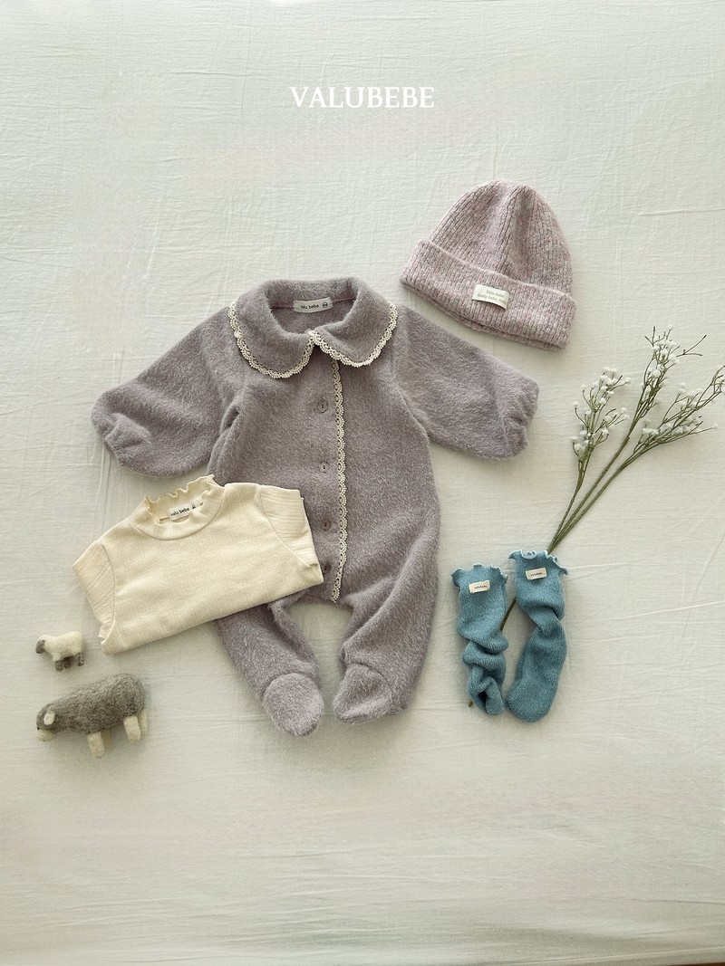 Coco Knit Footed Suit by Valu Bebe for Baby - view 5
