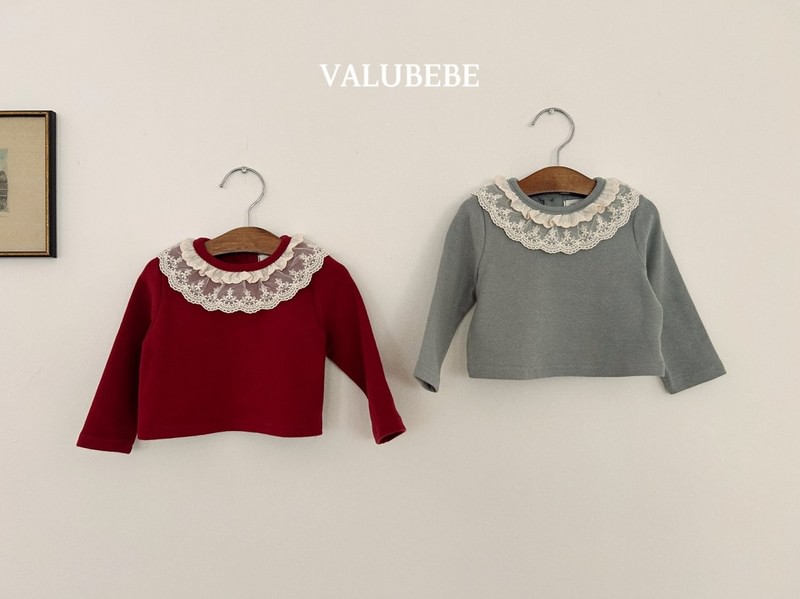 Lace Cancan Frill Tee by Valu Bebe for Baby - view 1