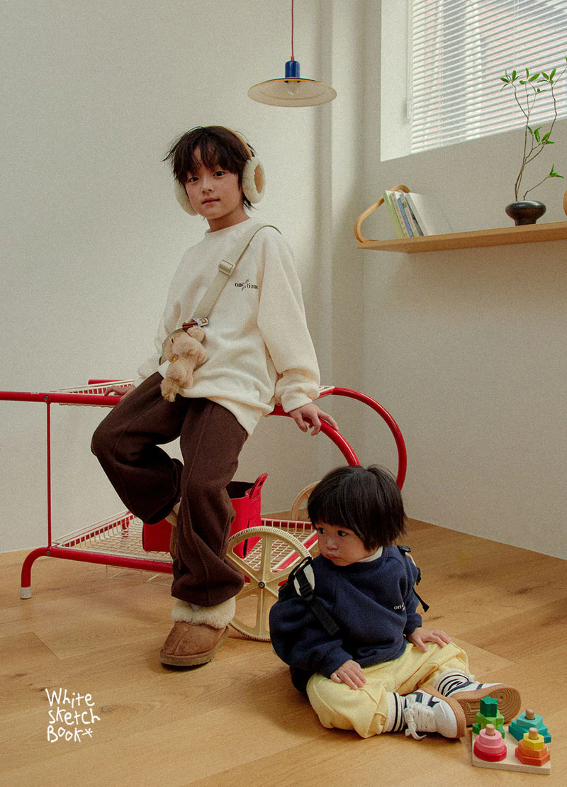 One Day Fleece Sweatshirt by Whitesketchbook for Child - view 5