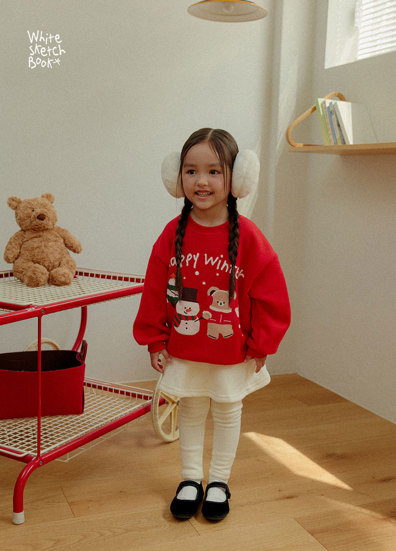 Snow Fleece Sweatshirt by Whitesketchbook for Child - view 4
