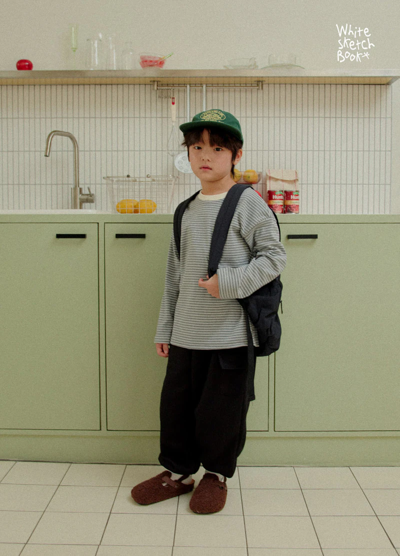 Pocket Fleece Cargo Pants by Whitesketchbook for Child - view 3