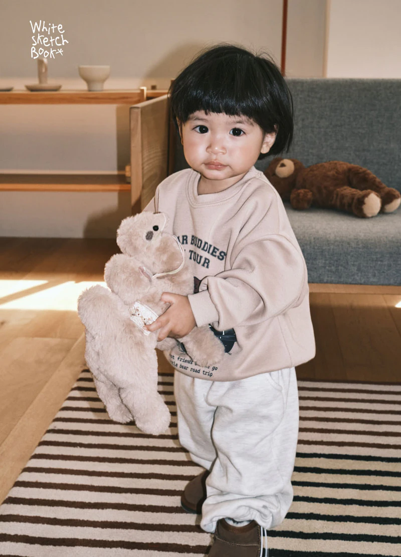 Bear Tour Fleece Sweatshirt by Whitesketchbook for Child - view 3