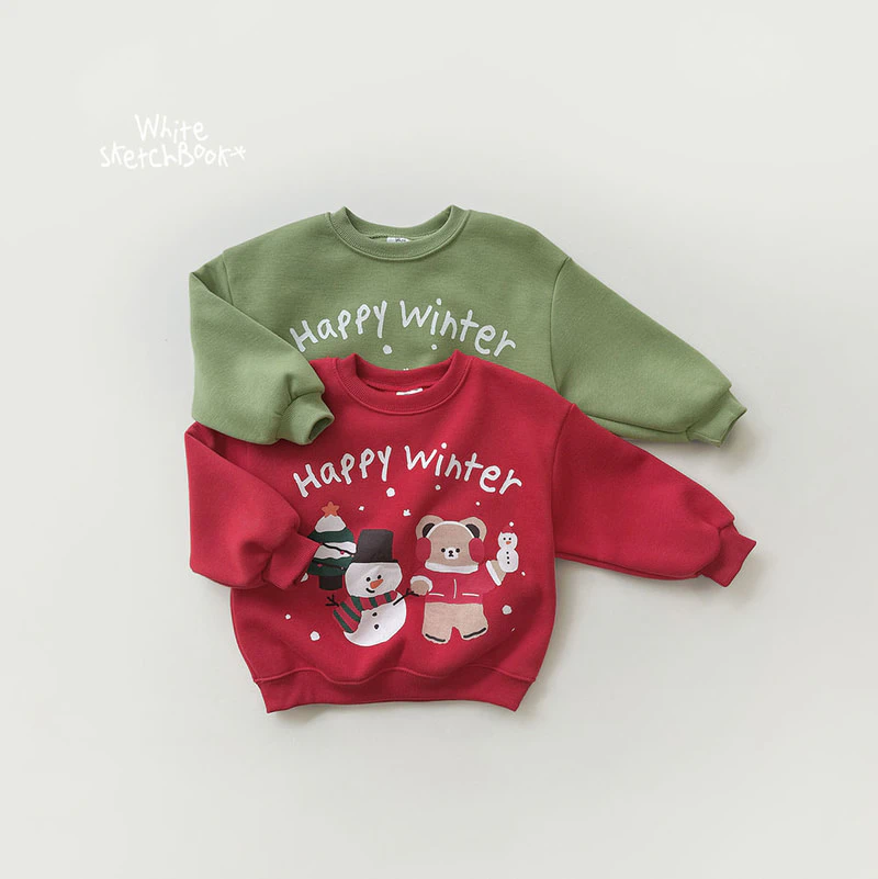 Snow Fleece Sweatshirt by Whitesketchbook for Child - view 12