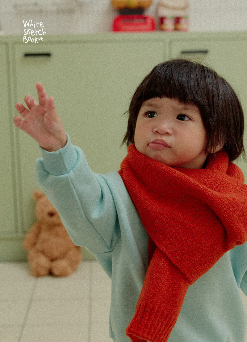 Simple Color Block Fleece Hoodie by Whitesketchbook for Child - view 5