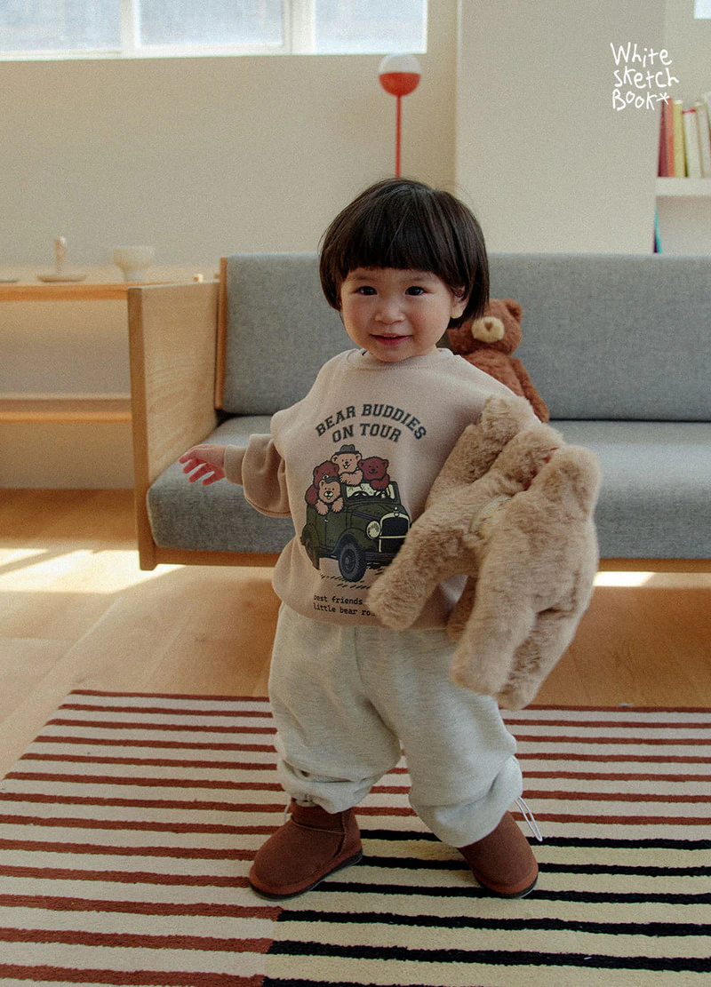 Bear Tour Fleece Sweatshirt by Whitesketchbook for Child - view 4