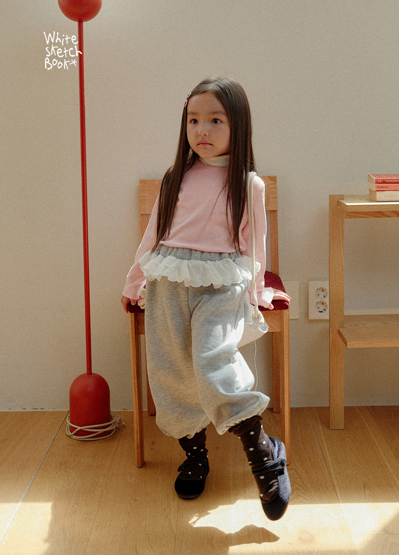 Rosy Fleece Frill Pants by Whitesketchbook for Child - view 6