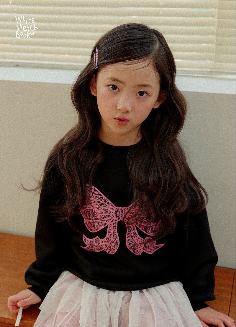 Lily Ribbon Fleece Sweatshirt by Whitesketchbook for Child - view 9