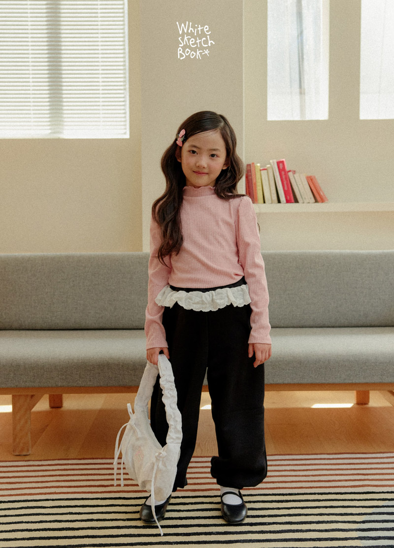 Rosy Fleece Frill Pants by Whitesketchbook for Child - view 7
