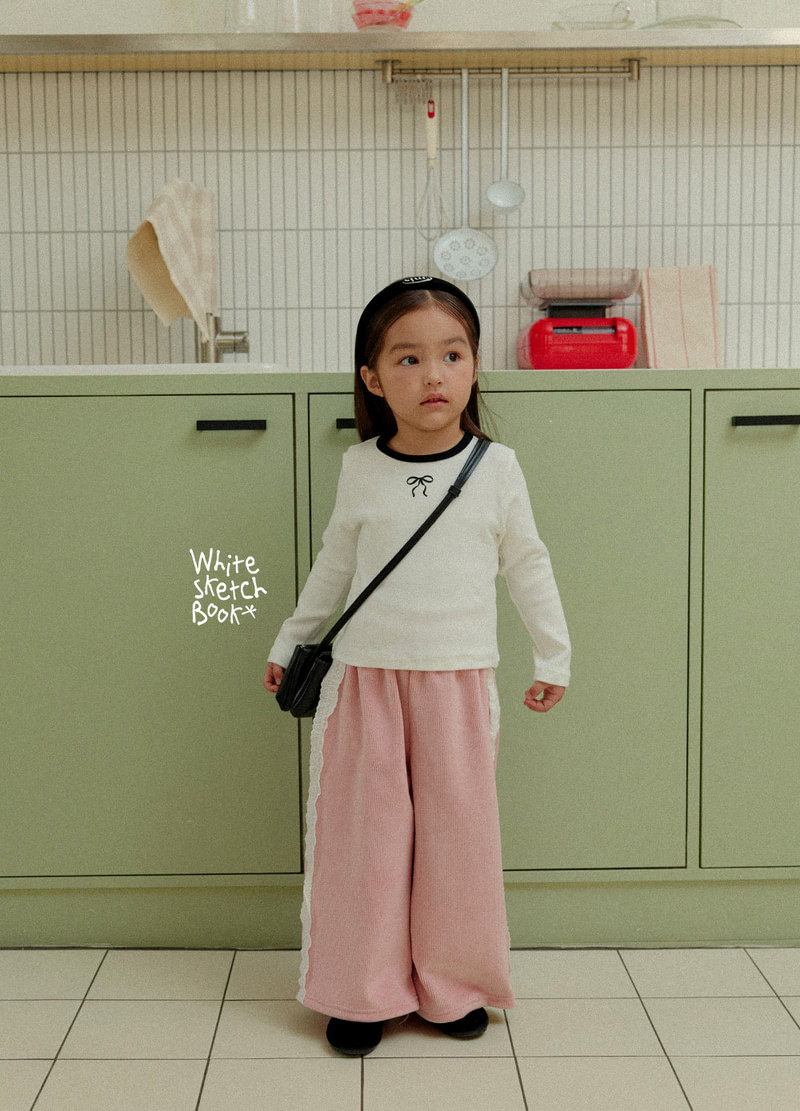 Lace Velour Pants by Whitesketchbook for Child - view 4