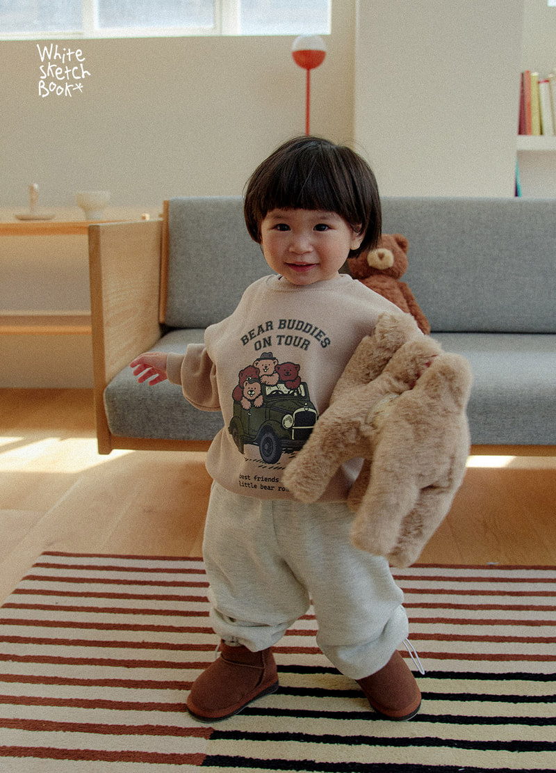 Mir Fleece String Pants by Whitesketchbook for Child - view 3