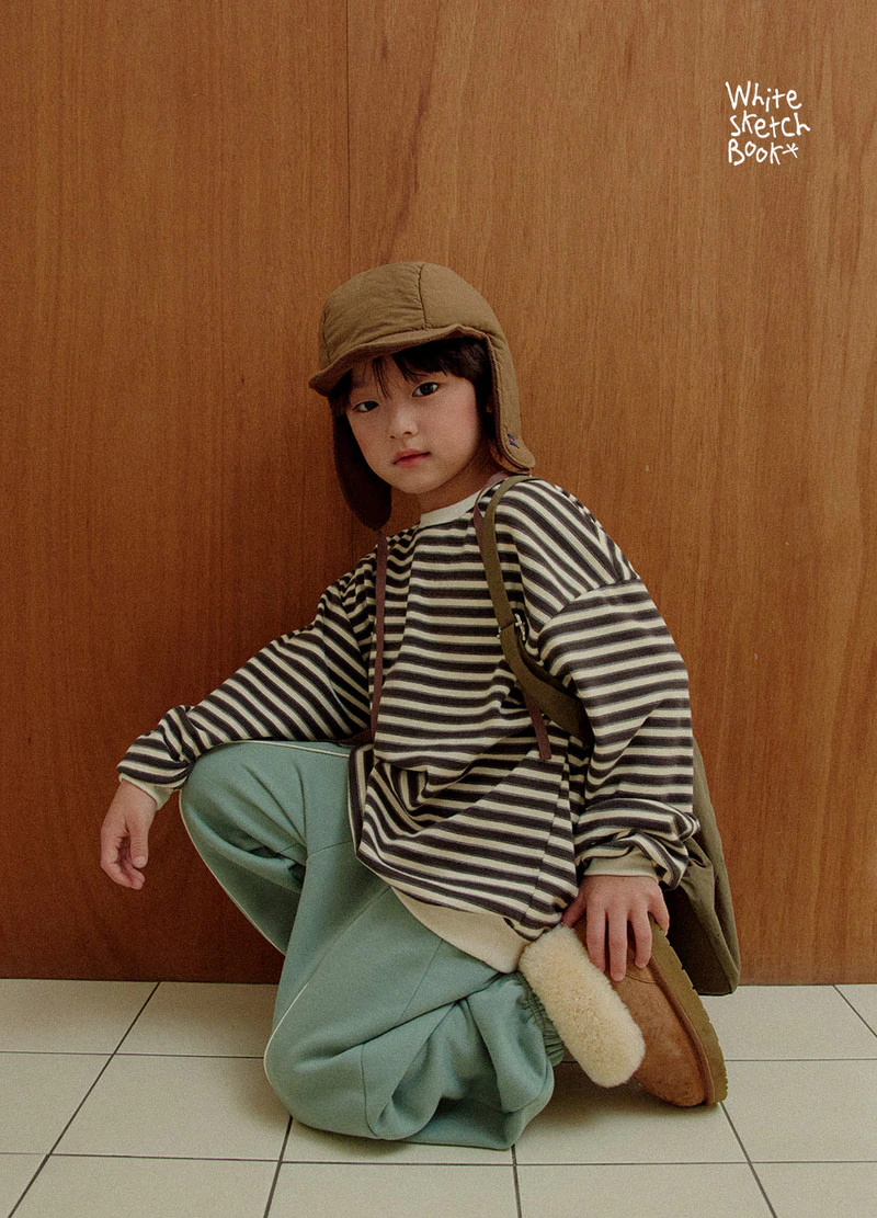 Fleece Stripe Jogger Pants by Whitesketchbook for Child - view 8
