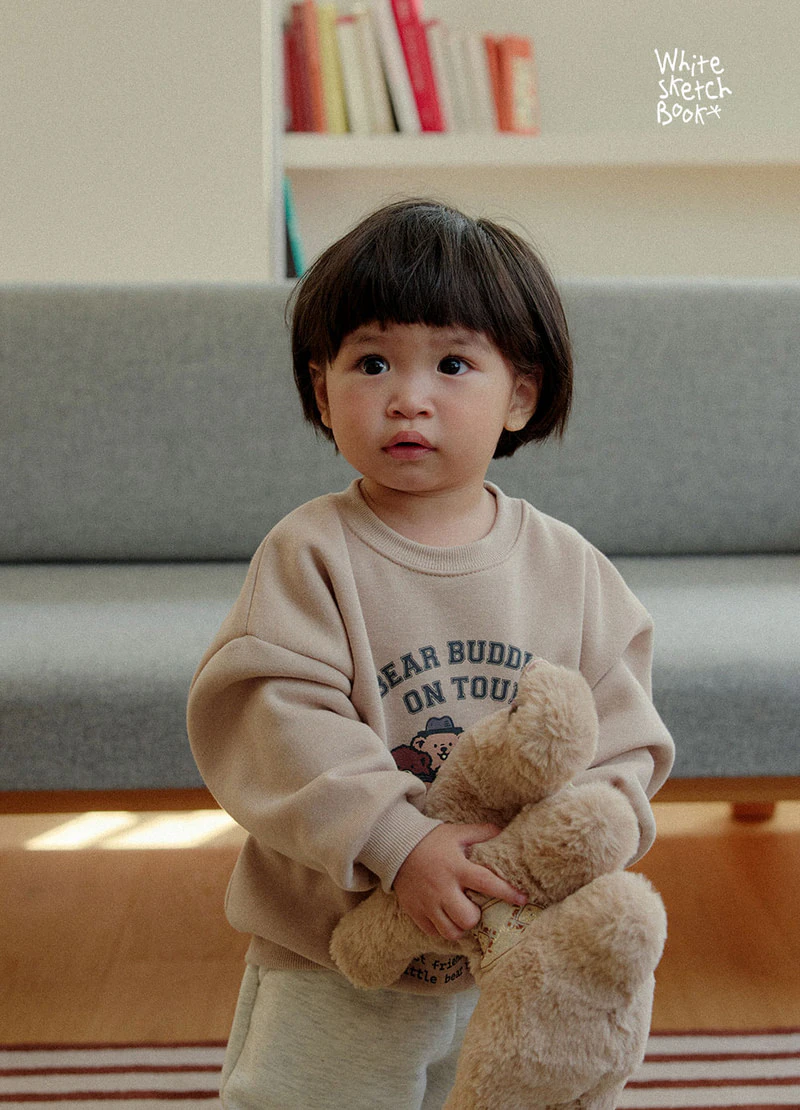 Bear Tour Fleece Sweatshirt by Whitesketchbook for Child - view 6