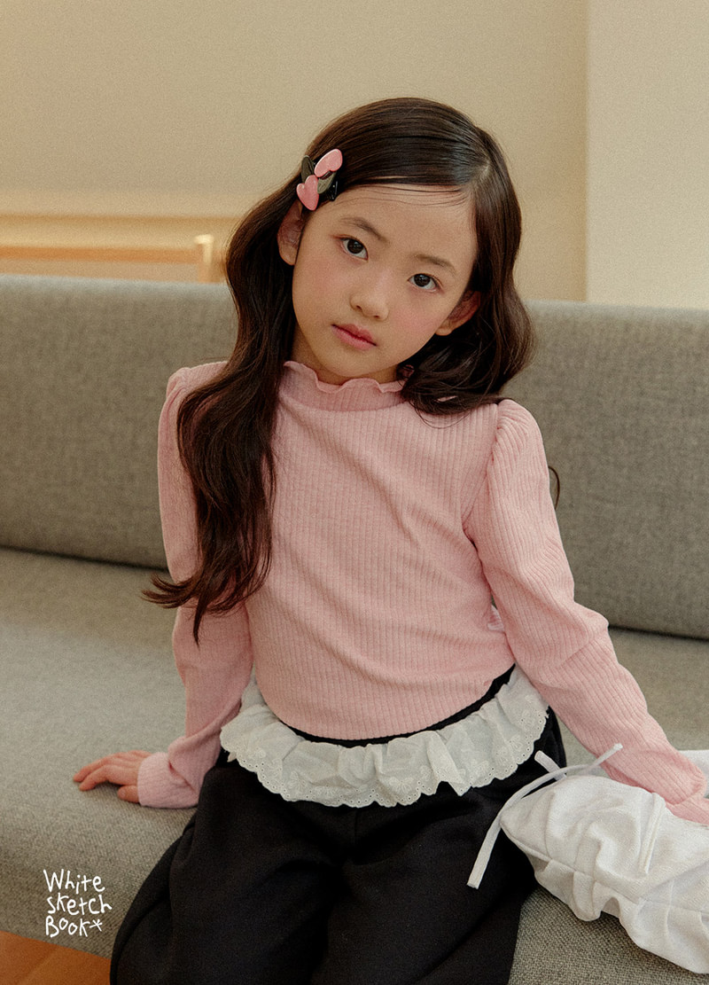 Rosy Fleece Frill Pants by Whitesketchbook for Child - view 8