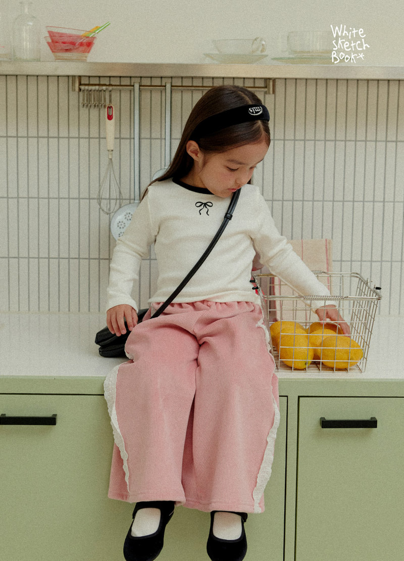Lace Velour Pants by Whitesketchbook for Child - view 5