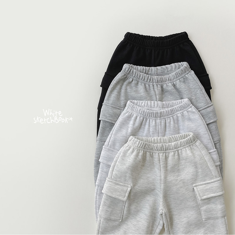Pocket Fleece Cargo Pants by Whitesketchbook for Child - view 12
