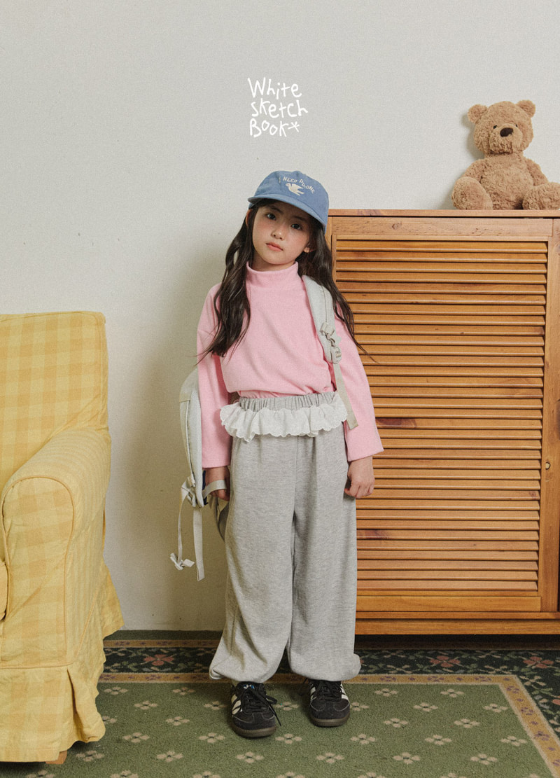 New Half Neck Peach Turtleneck by Whitesketchbook for Child - view 5