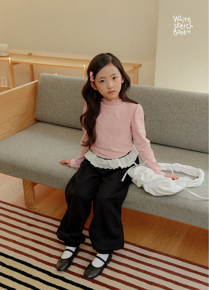 Rosy Fleece Frill Pants by Whitesketchbook for Child - view 9