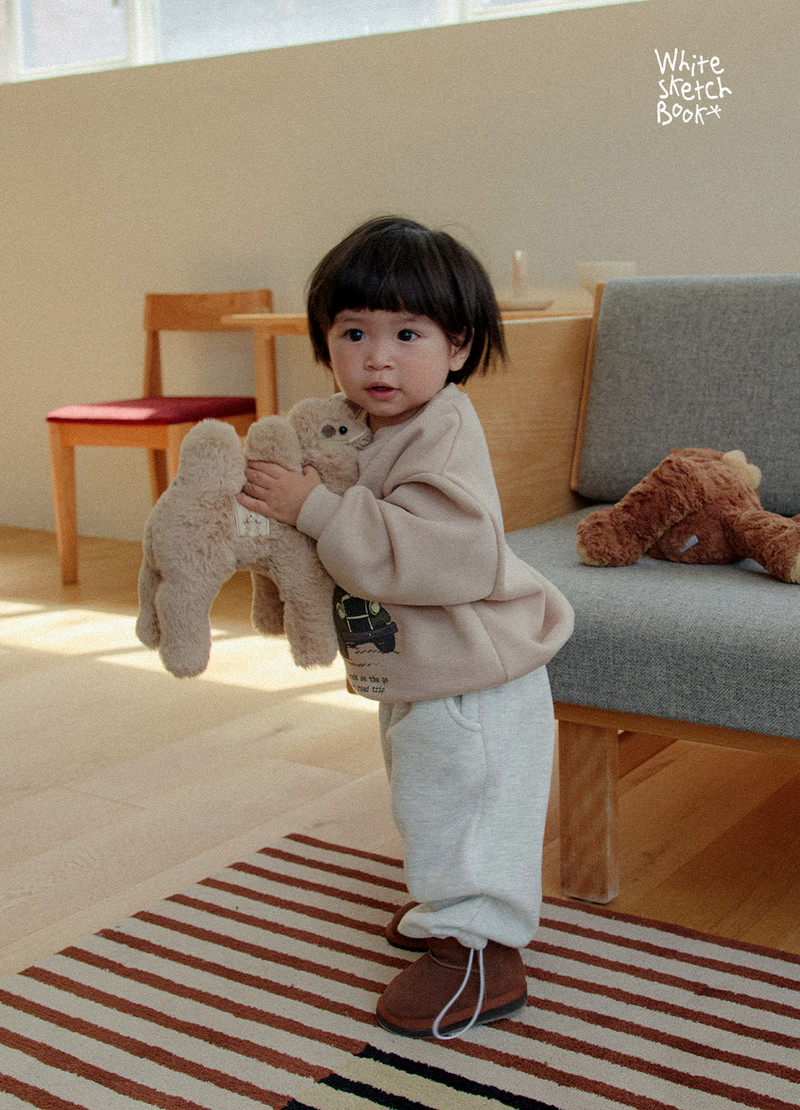 Mir Fleece String Pants by Whitesketchbook for Child - view 5