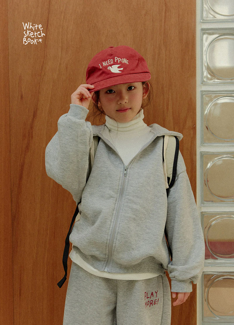 Hug Fleece Hooded Zip-Up by Whitesketchbook for Child - view 8