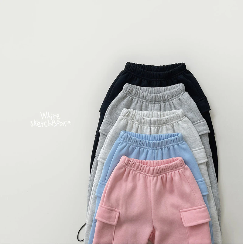 Fleece String Cargo Pants by Whitesketchbook for Child - view 11